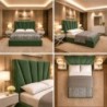 Cama Estofada de Casal Las Vegas + Colchão Opc.