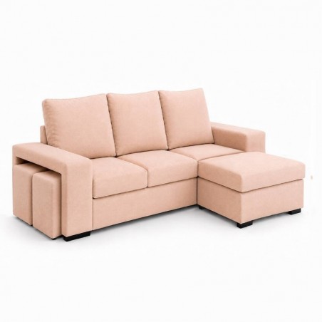Sofá 2L + Chaise Long Cortada Vigo (195x150cm)