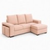 Sofá 2L + Chaise Long Cortada Vigo (195x150cm)