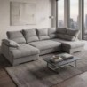 Sofá Canto c/ Chaise, Cama e Baú Max Comfort (150x345x200cm)
