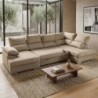 Sofá Canto c/ Chaise, Cama e Baú Max Comfort (150x345x200cm)