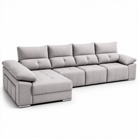 Sofá 3L + Chaise Long c/ Cama King (345x160cm)