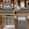 Cama de Casal Armani + Colchão Opc.