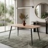 Pack Mesa de Jantar Sweden + 4 Cadeiras Preston (Cinza)