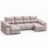 Sofá 2L + Dupla Chaise c/ Cama King Prime (385x160cm)