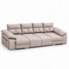 Sofá 2L + Dupla Chaise c/ Cama King Prime (385x160cm)
