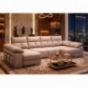 Sofá 2L + Dupla Chaise c/ Cama King Prime (385x160cm)