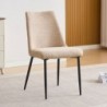 Pack Mesa de Jantar Extensível Camden + 4 Cadeiras de Sala Morgan (Beige)