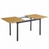Pack Mesa de Jantar Extensível Camden + 4 Cadeiras de Sala Morgan (Gris)