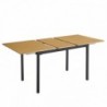 Pack Mesa de Jantar Extensível Camden + 6 Cadeiras de Sala Morgan (Gris)