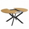 Pack Mesa de Jantar Redonda Extensível Winsor + 2 Cadeiras de Sala Devon (Gris)