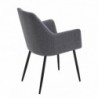 Pack Mesa de Jantar Redonda Extensível Winsor + 2 Cadeiras de Sala Devon (Gris)