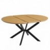 Pack Mesa de Jantar Redonda Extensível Winsor + 6 Cadeiras de Sala Devon (Beige)