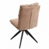 Pack Mesa de Jantar Extensível Keller + 4 Cadeiras de Sala Shelton (Beige)