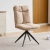 Pack Mesa de Jantar Extensível Keller + 4 Cadeiras de Sala Shelton (Beige)