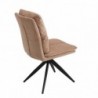 Pack Mesa de Jantar Extensível Keller + 4 Cadeiras de Sala Shelton (Beige)