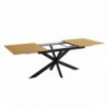 Pack Mesa de Jantar Extensível Keller + 4 Cadeiras de Sala Shelton (Gris)