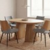 Mesa de Jantar Redonda Extensível Jasper
