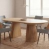 Mesa de Jantar Redonda Extensível Jasper
