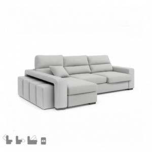 Sofá 2L + Chaise Long Mozart Special (275x155cm)