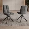 Pack Mesa de Jantar Fixa + 4 Cadeiras de Sala Albany