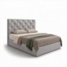 Cama de Casal Estofada Orlando + Colchão Opc.