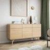 Aparador HELION com 3 portas e 3 gavetas (160x84x39)