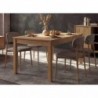 Pack Mesa de Jantar Extensível + 4 Cadeiras de Sala Sforza (Cinza Suave c/ Pés em Aço Serrado)