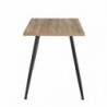 Pack Mesa de Jantar Fixa Pimer (Tampo em Melamina) + 4 Cadeiras de Sala Atlantic (Branco)