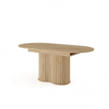 Mesa de Jantar Extensível Oval Lovi (180/220x90x76cm)