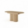 Mesa de Jantar Extensível Oval Lovi (180/220x90x76cm)