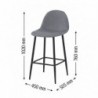 Banco Alto James 76cm