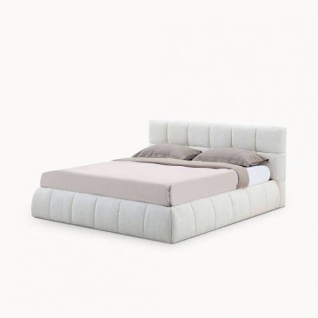 Cama Estofada Samantha + Colchão Opc.