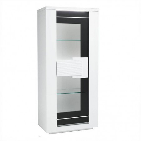 Elemento Cristaleira 1 Porta Bellariva Lacada (c/ Luz LED)