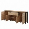 Aparador AKTIV com 4 portas e 2 gavetas (213x91x41)