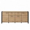 Aparador AKTIV com 4 portas e 2 gavetas (213x91x41)