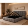 Cama Estofada Samantha + Colchão Opc.