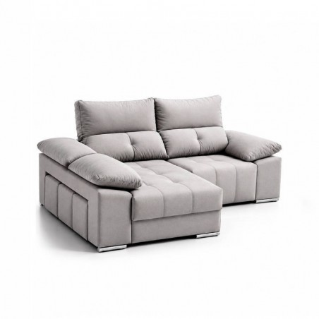 Sofá 1L + Chaise Long c/ Cama King (195x160cm)