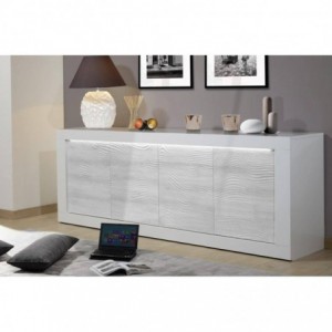 Aparador 4 Portas Karma 36 c/ Luz LED