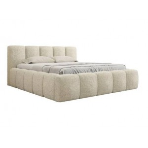Cama Estofada Giordana c/ Estrado + Sistema Elevatório Inc. + Colchão Opc.