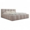 Cama Estofada Giordana c/ Estrado + Sistema Elevatório Inc. + Colchão Opc.