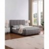 Cama Estofada Dominic + Colchão Opc.
