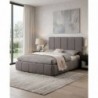 Cama Estofada Dominic + Colchão Opc.
