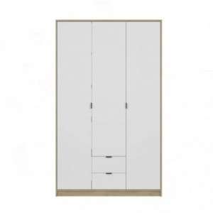 Roupeiro 3 Portas de Bater + 2 Gavetas Nepon