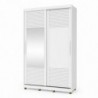 Roupeiro THALES com 2 Portas de Correr e Espelho (150x235x54)