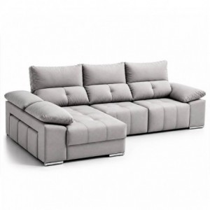 Sofá 2L + Chaise Long c/ Cama King (275x160cm)