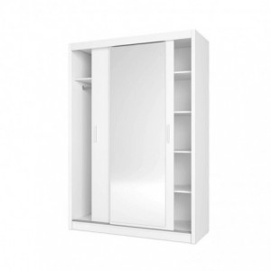 Roupeiro MAX TOP com 2 Portas de Correr e Espelho (150x215,5x58,9)