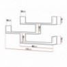 Pack 3 Prateleiras Trio 003