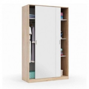 Roupeiro ALAYA com 2 Portas de Correr (120x200x50)
