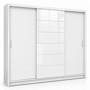 Roupeiro MALIBU com 3 Portas de Correr (250x215x61)